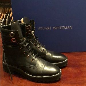 Stuart Weitzman Size 8 Lexi combat boots!